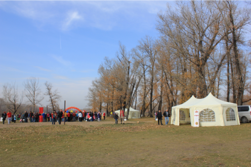 Праздничная дегустация блинов в парке культуры и отдыха