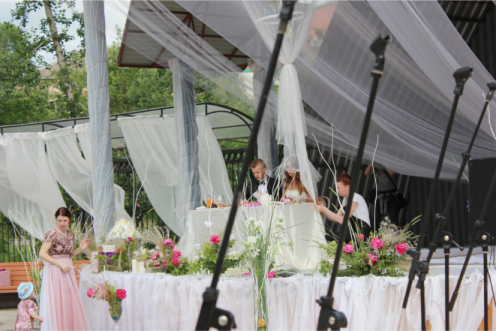 Свадебный банкет в парке «Орленок»