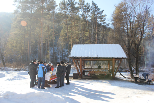 Праздничный пикник для гостей «Сибирской генерирующей компании»