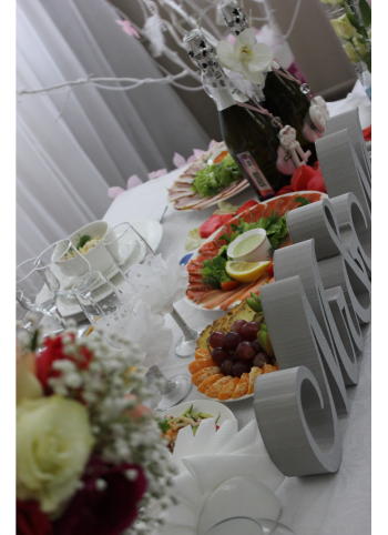 Свадебный банкет «Розовое сердце» в кафе «Вертикаль»