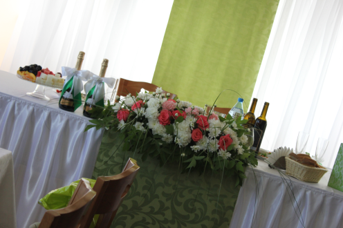 Свадебный банкет «Летнее настроение» в кафе «Вертикаль»